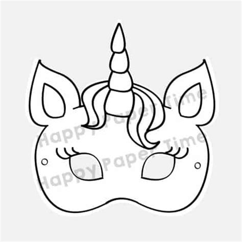 Click On This Post For Diy Free Printable Unicorn Mask Templates Watch