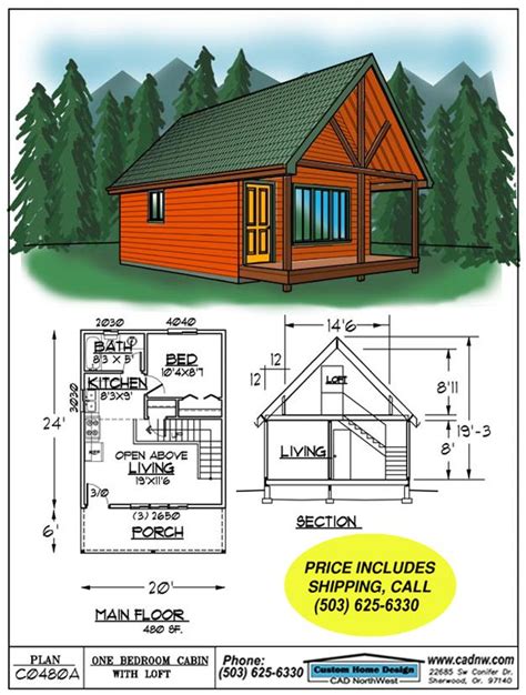 Barn Plans Small Cabin Plans Tiny House Cabin Cabin Plans With Loft