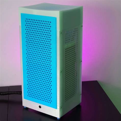 3d Printable Hightower A 3d Printable Vertical Mini Itx Pc Chassis By
