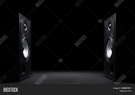 Two Sound Speakers Image And Photo Free Trial Bigstock