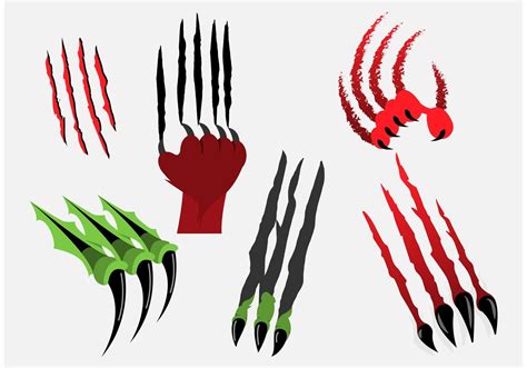 Scary Claws Ripping 88142 Vector Art At Vecteezy