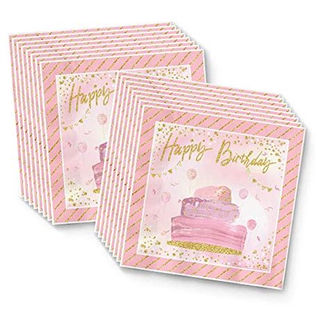 30th Pink And Gold Birthday Party Supplies Set Plates Napkins Cups