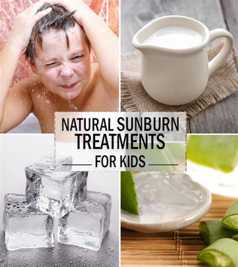 4 Effective Natural Remedies To Soothe Sunburn In Children
