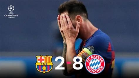 Club announces messi won't return. Barcelona 2-8 Bayern Munich | Full match Quarterfinals ...