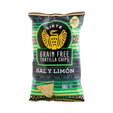 Siete Sal Y Limon Grain Free Tortilla Chips Thrive Market