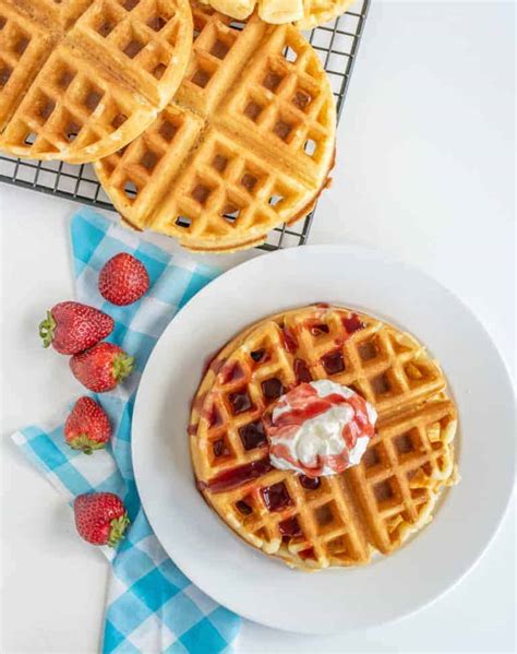 Extra Light And Fluffy Homemade Waffles How To Make Fluffy Waffles