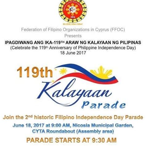 119th Philippine Independence Day Celebration 2017 Cyprus