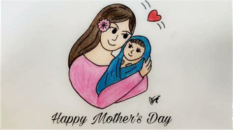 Mothers Day Drawing Simple Mothers Day Drawing Happy Mothers Day