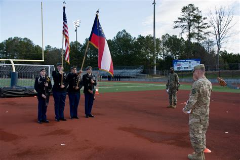 North Springs High School Hosts An Annual Jrotc Drill And Ceremony