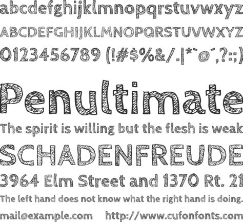 Please, talk with the author for commercial use or for any support. Font Cabin Sketch - cabin