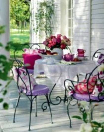 34 Refined Provence Inspired Terrace Décor Ideas Summer Porch Decor