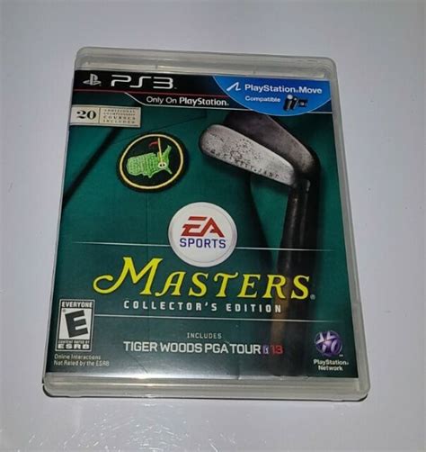 Tiger Woods Pga Tour 13 Masters Collectors Edition Sony