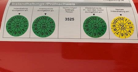Wann genau ist die hauptuntersuchung (hu) für mein auto fällig? Prüfsiegel bei neuen Feuerlöschern - brandschutz-zentrale.de