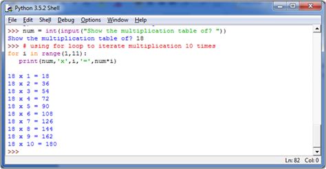Python Display The Multiplication Table Javatpoint