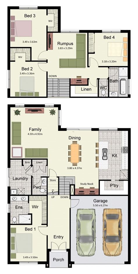 Open Floor Plan Split Level Home Homeplanone