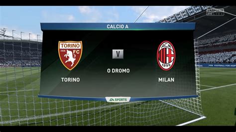 Fifa 17 Torino Vs Ac Milan Full Match Gameplay Ps4 Simulation