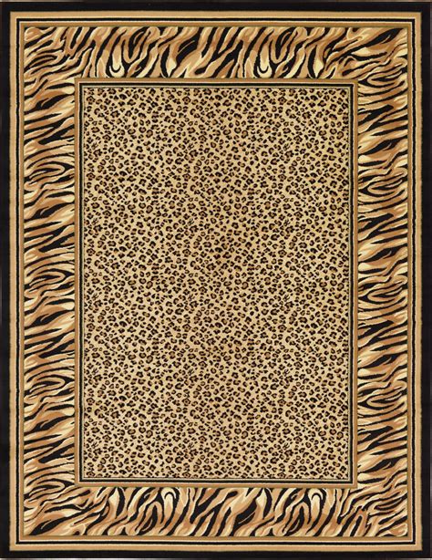 Unique Loom Cheetah Wildlife Modern Animal Print Area Rug Or Runner