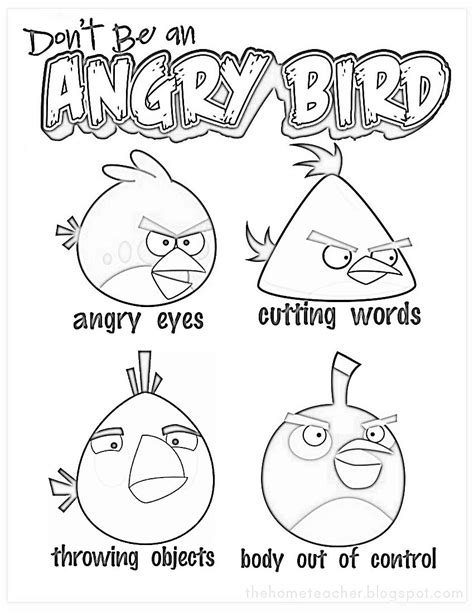 Thehometeacher Angry Birds Anger Management For Kids Anger