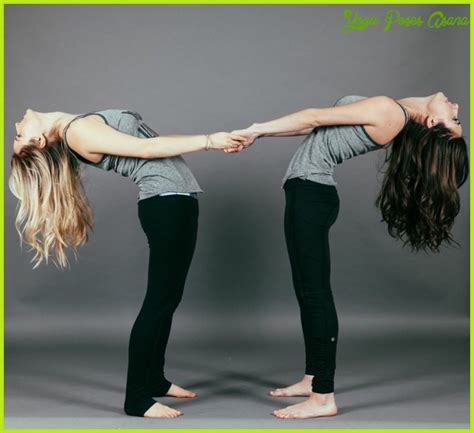 So let's explore some yoga poses where it takes two to tango! Yoga poses 2 person easy | YogaPosesAsana.com
