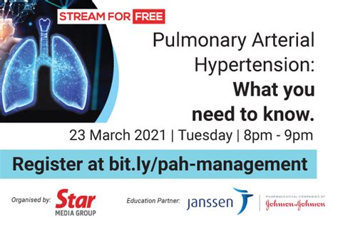 Pulmonary Arterial Hypertension What You Need To Know Events By Star