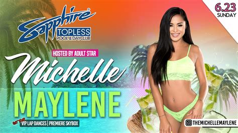 Michelle Maylene Featuring At Sapphire Topless Pool And Dayclub On Sunday June Rd
