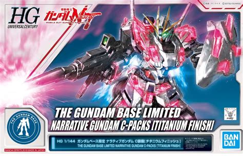 Hguc Narrative Gundam C Packs Titanium Finish Rise Of Gunpla