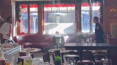 Video Leak At Dc French Restaurant Le Diplomate Sends Water Gushing Onto Tables