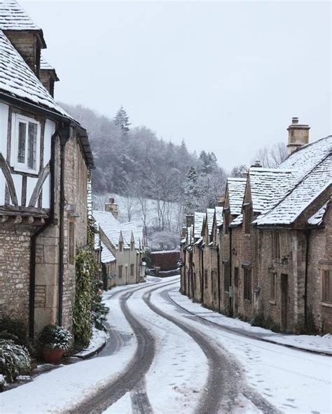 Castle Combe Cotswolds Uk Photo Credit Ourhaystack Winter