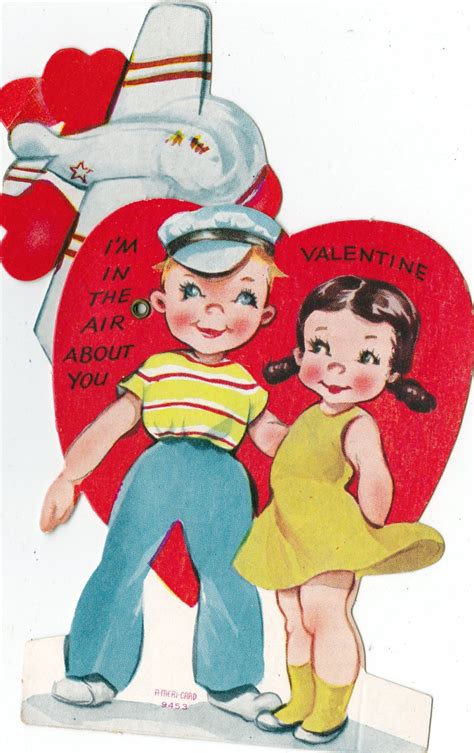 Vintage Moveable Childrens Classroom Valentines Day Card 044 Retro