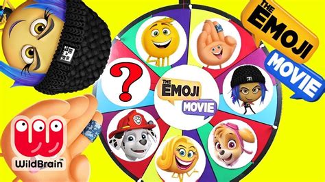 The Emoji Movie Jailbreak Mega Wheel Game With Nick Jr Paw Patrol Toys Hi 5 Gene Ellie