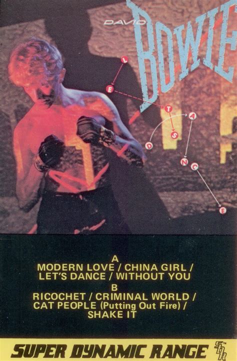 David Bowie Let S Dance Cassette Discogs