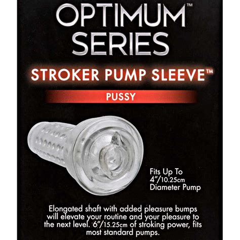 Optimum Series Stroker Pump Sleeve Clear