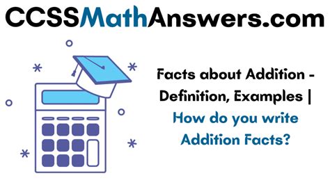 Facts About Addition Definition Examples How Do You Write Addition