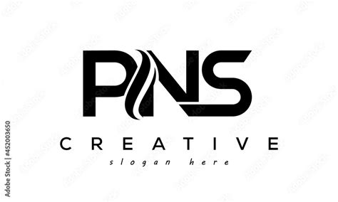 Letter Pns Creative Logo Design Vector Stock Vector Adobe Stock
