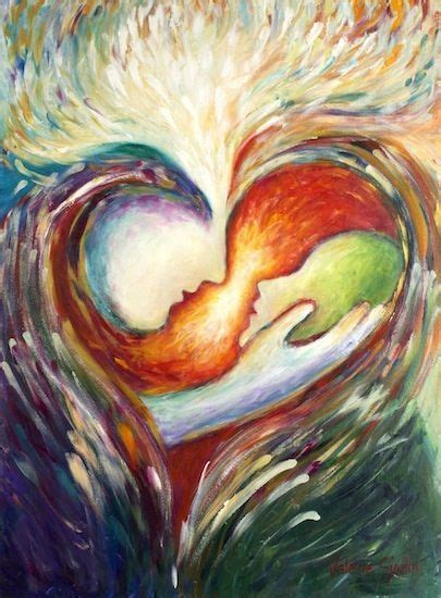 Prophetic Art Picmia Heart Mother And Child God And People Love