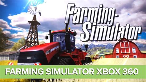 Farming Simulator Xbox 360 Gameplay Trailer First Console Trailer
