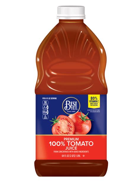 Tomato Juice Best Yet Brand
