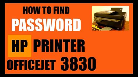 How To Find Password Of Hp Officejet 3830 All In One Printer Review