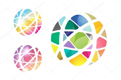 Vector Abstract Earth Globe Logo Design — Stock Vector © Adekvat 88111620