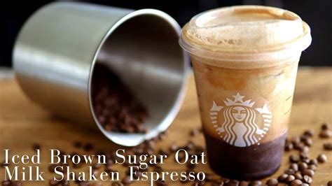 How To Make Iced Brown Sugar Oatmilk Shaken Espresso Shaken Latte