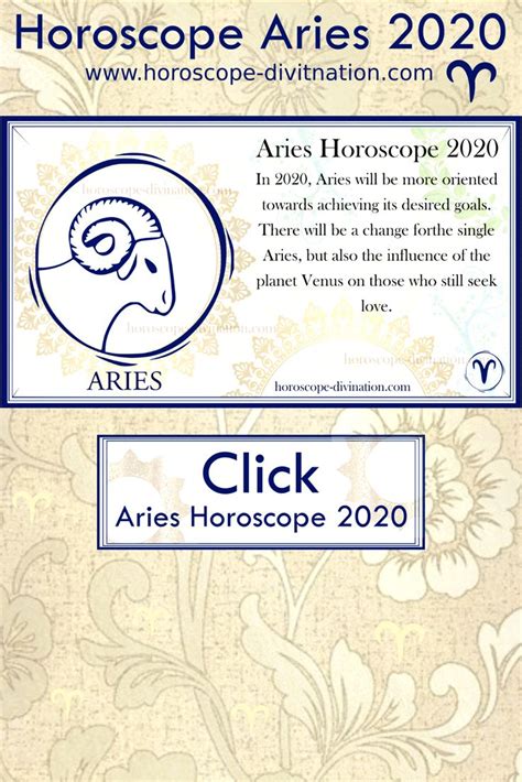 Horoscope 2020 Aries Zodiac Sign Aries Horoscope Horoscope
