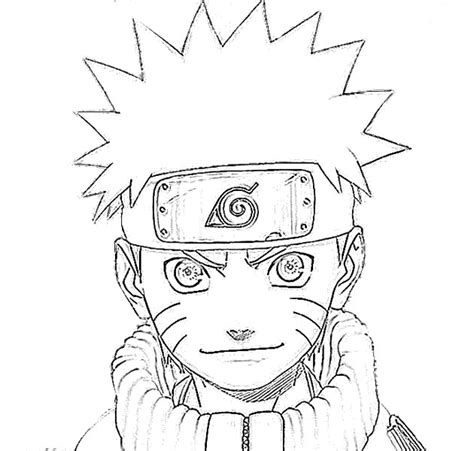 Naruto Uzumaki Cartoon Sketch Image Sketch