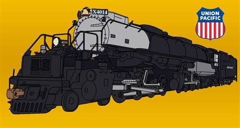 Union Pacific Big Boy 4014 By Railtoonbronyfan3751 On Deviantart