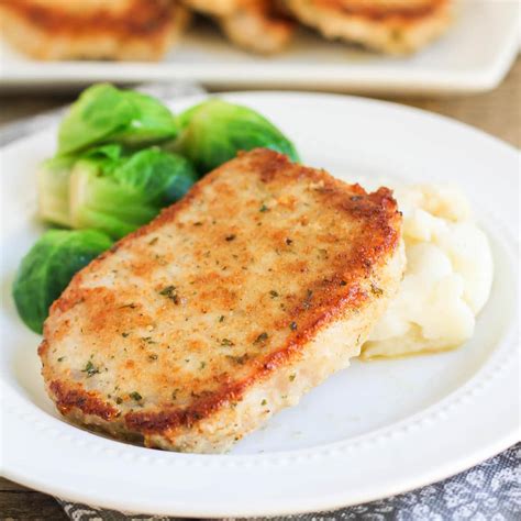 Parmesan Crusted Pork Chops Recipe Video Lil Luna