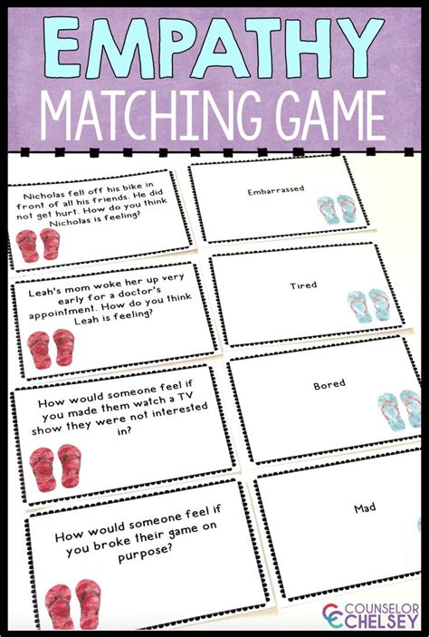 Empathy Matching Game — Counselor Chelsey Simple School Counseling