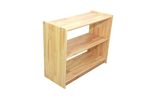 Montessori Materials Solid Rubber Wood Rectangular Classroom Shelf 36