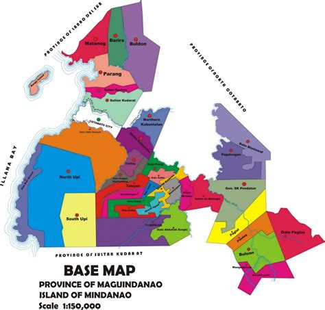 Filemaguindanao 2011 Division Map Philippines