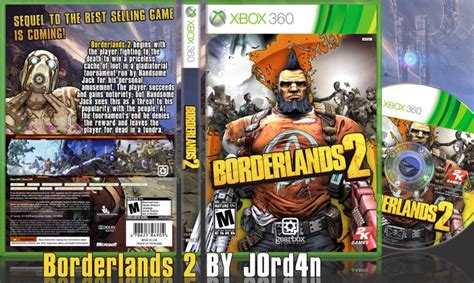 Borderlands 2 Xbox 360 Box Art Cover By J0rd4n