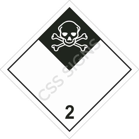 Class Toxic Gas Hazard Packaging Labels Safety Vrogue Co