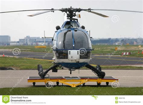 Bo 105 Police Helicopter Royalty Free Stock Photo Image